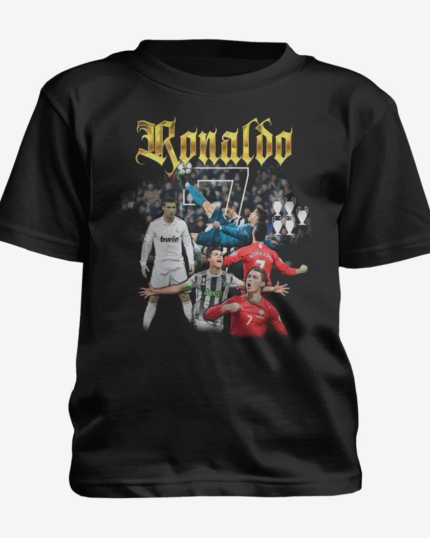Polera de niño Negro de Cr7