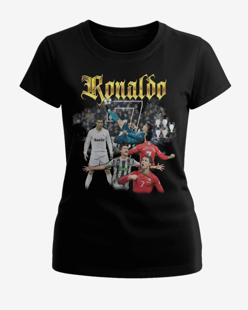 Polera de Mujer Negro de Cr7