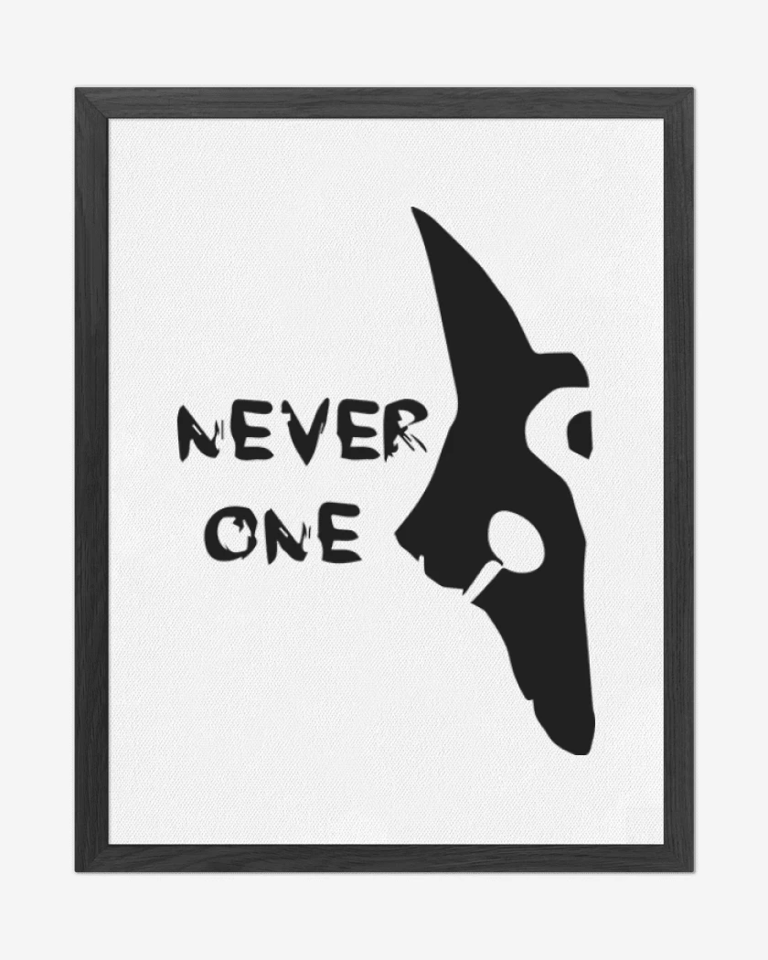 Cuadro decorativo Blanco de Kindred Never one