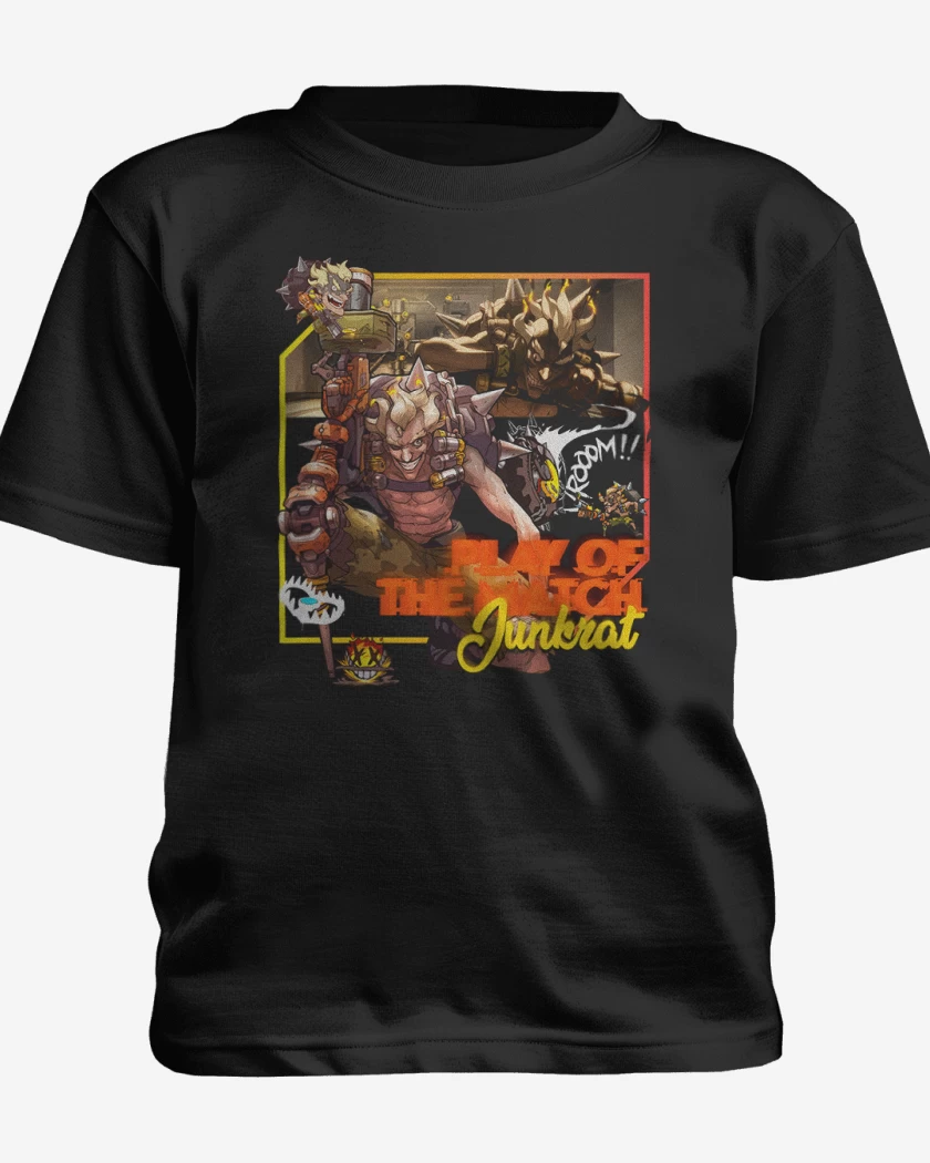Polera de niño Negro de Play of the match Junkrat