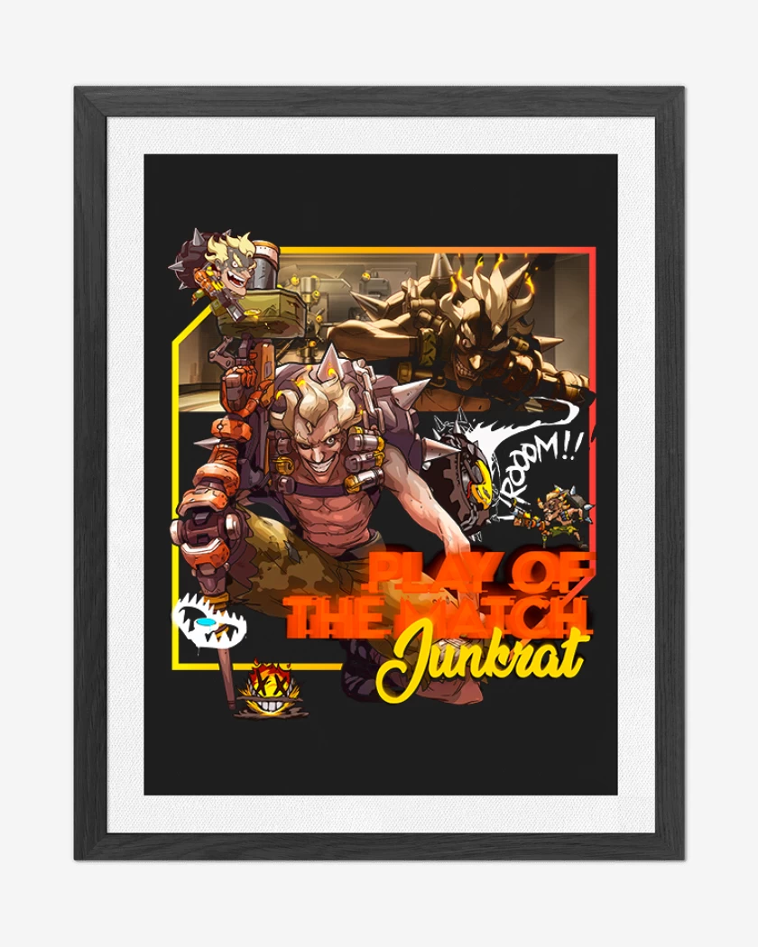Cuadro decorativo Play of the match Junkrat