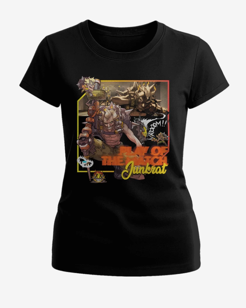 Polera de Mujer Negro de Play of the match Junkrat