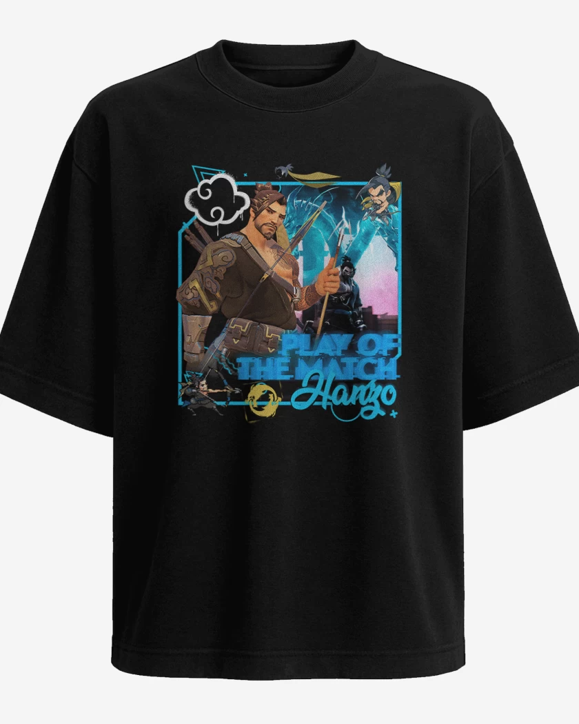 Polera Oversize Play of the match hanzo