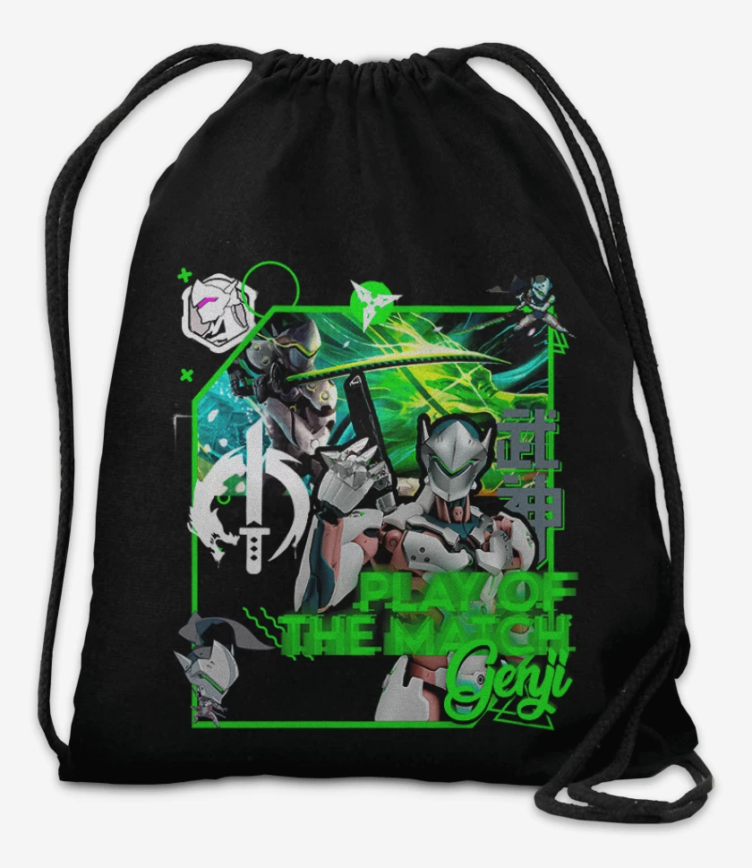 Mochila Negro de Play of the match Genji