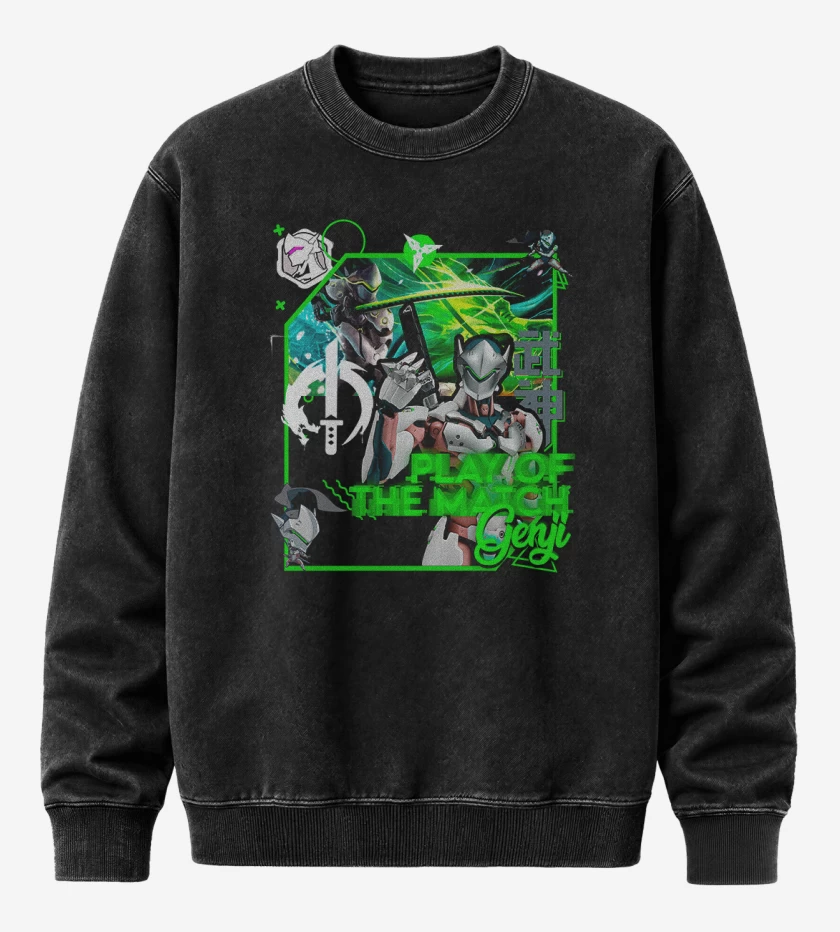 Poleron Polo Acid Wash Play of the match Genji