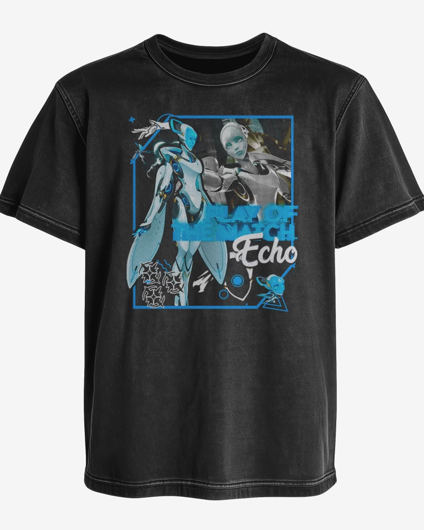 Polera desgastada Play of the match echo
