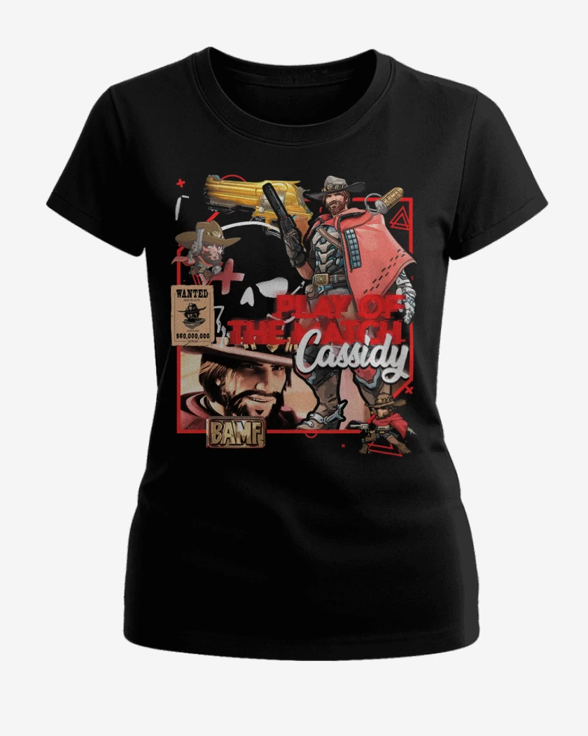 Polera de Mujer Negro de Play of the match Cassidy