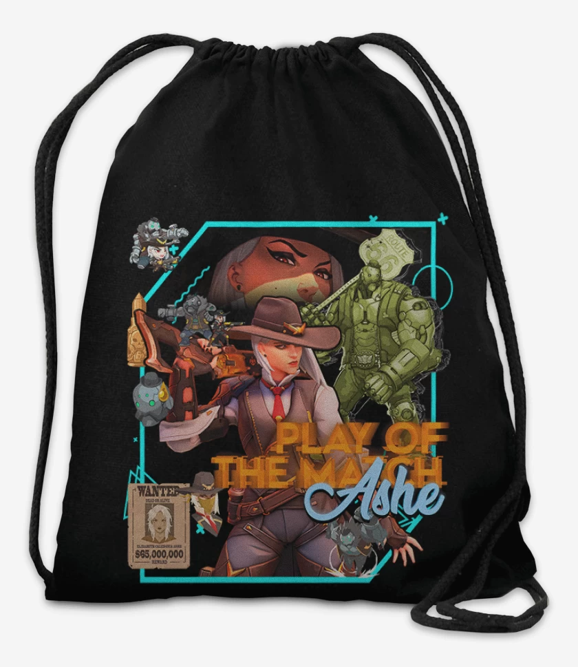 Mochila Negro de Play of the match Ashe