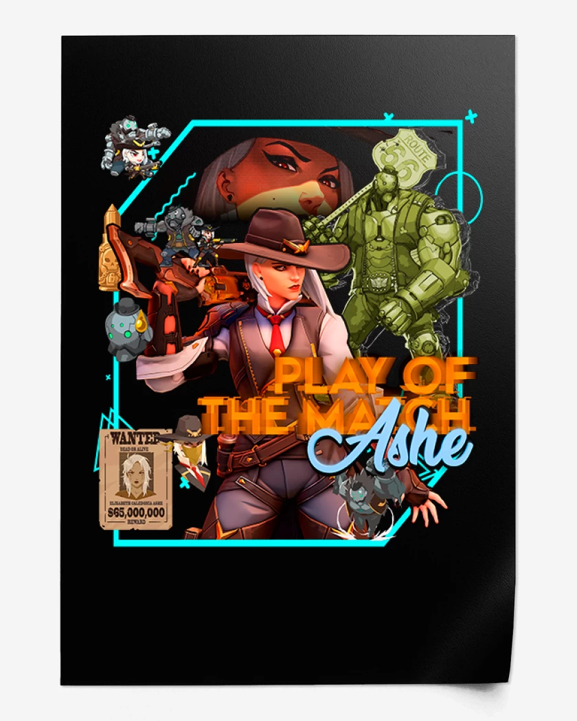 Print Play of the match Ashe