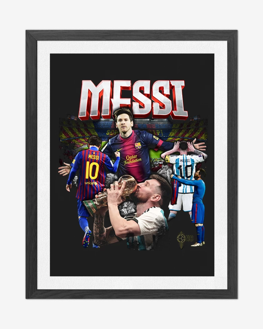 Cuadro decorativo Messi 