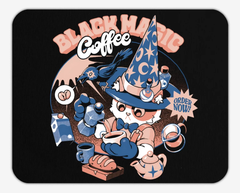 Mousepad Black Magic Coffee