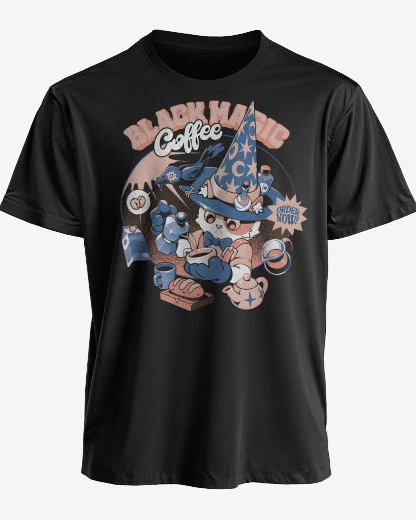 Polera premium Negro de Black Magic Coffee