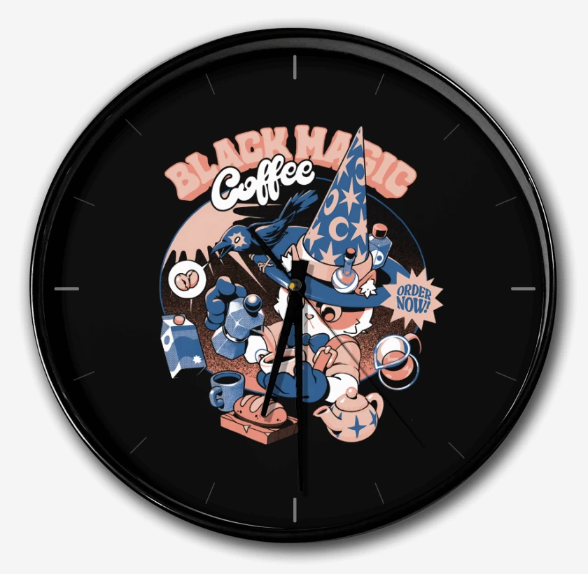 Reloj Black Magic Coffee