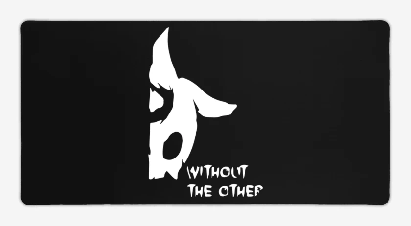 Mouse pad Gamer Negro de Kindred without the other