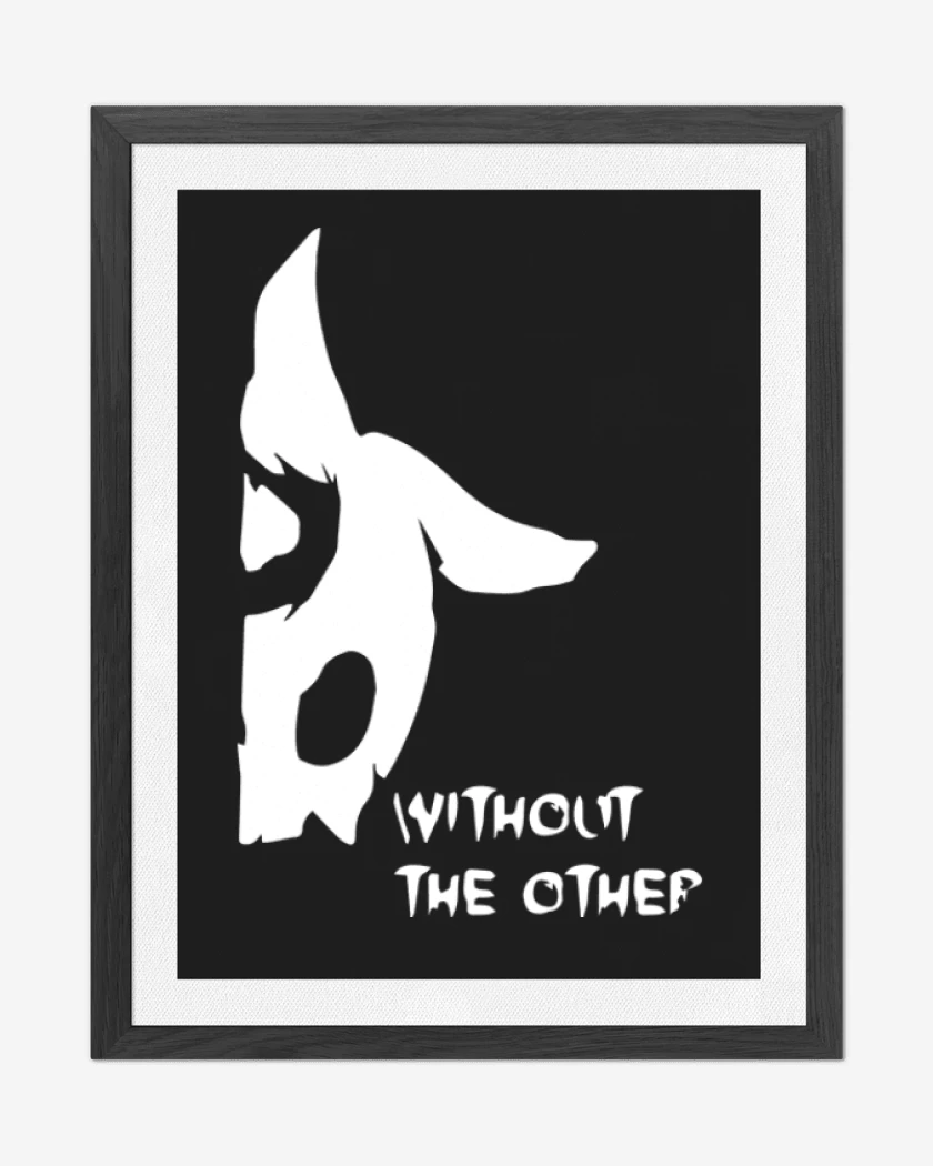 Cuadro decorativo Negro de Kindred without the other