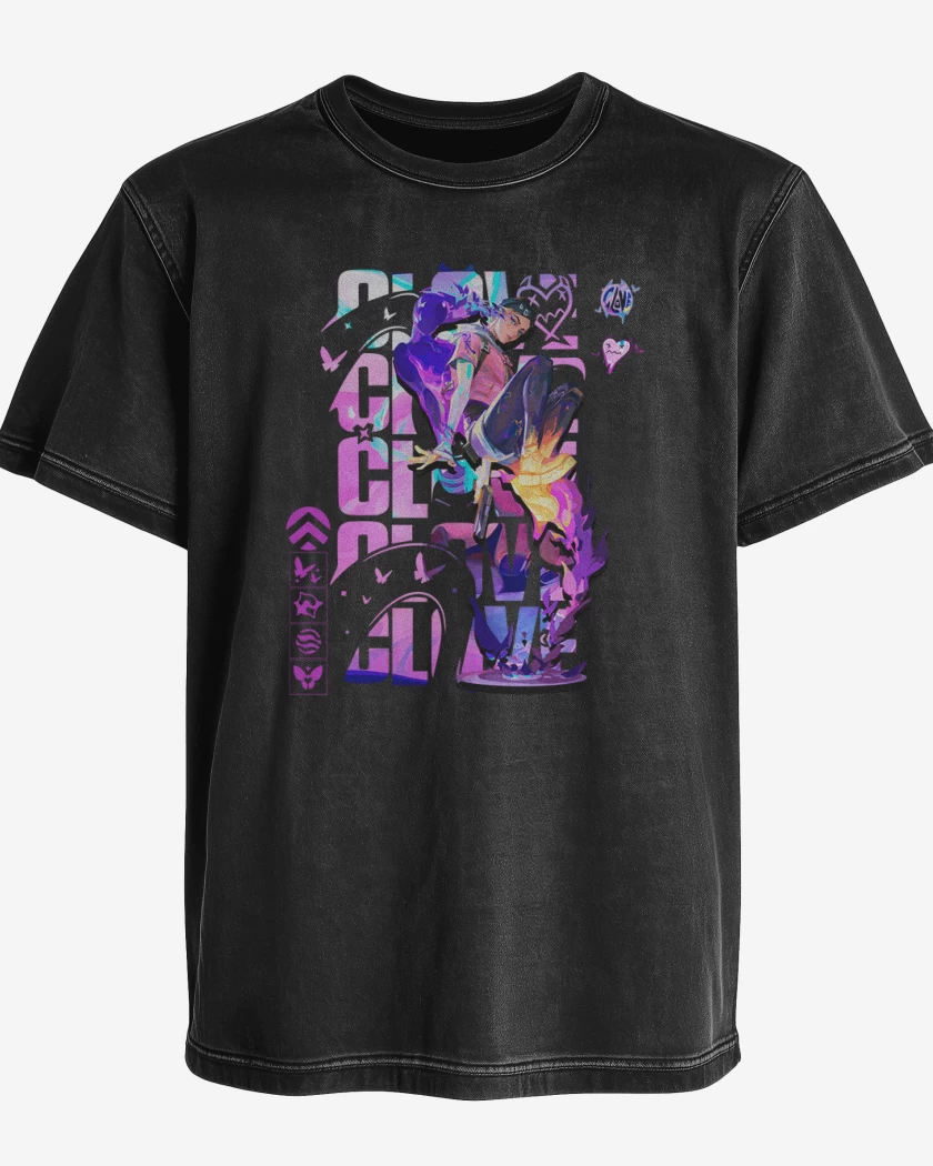 Polera desgastada Clove