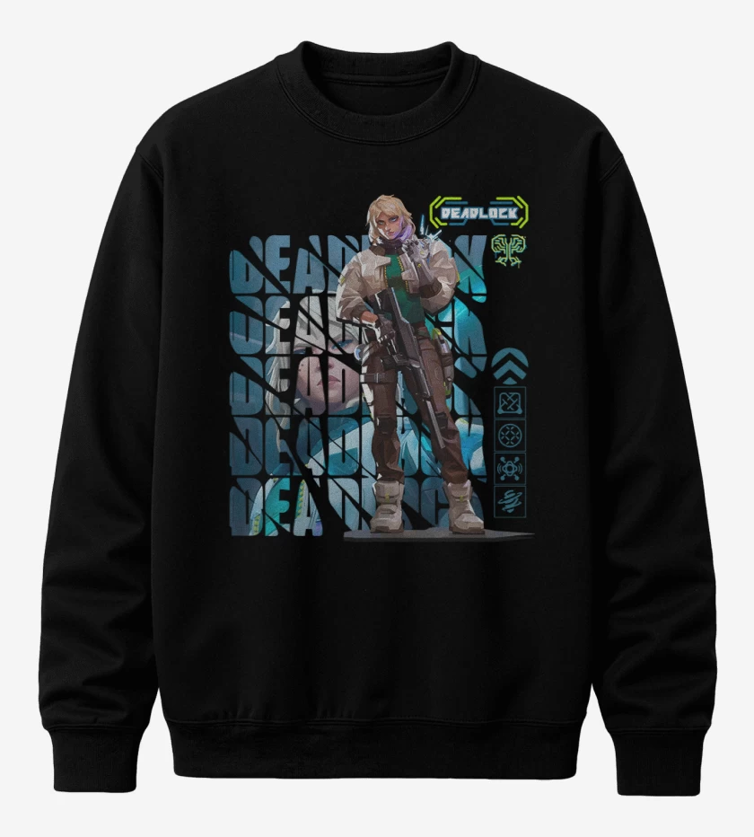 Poleron polo Negro de Deadlock