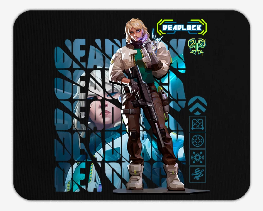Mousepad Negro de Deadlock