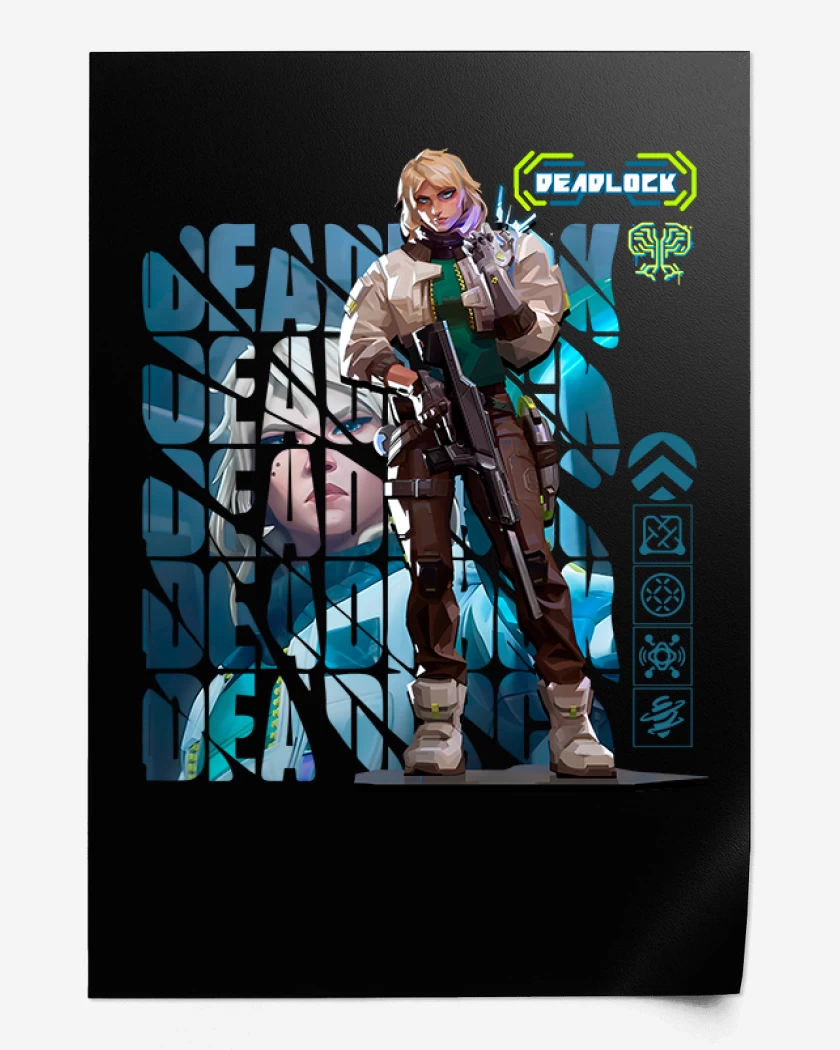 Print Negro de Deadlock
