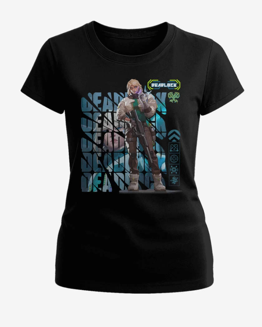 Polera de Mujer Negro de Deadlock