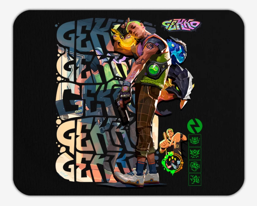 Mousepad Negro de Gekko