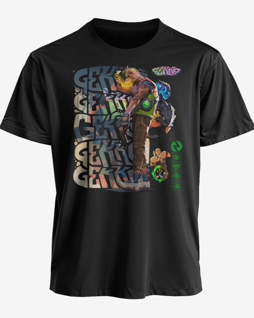 Polera premium Negro de Gekko