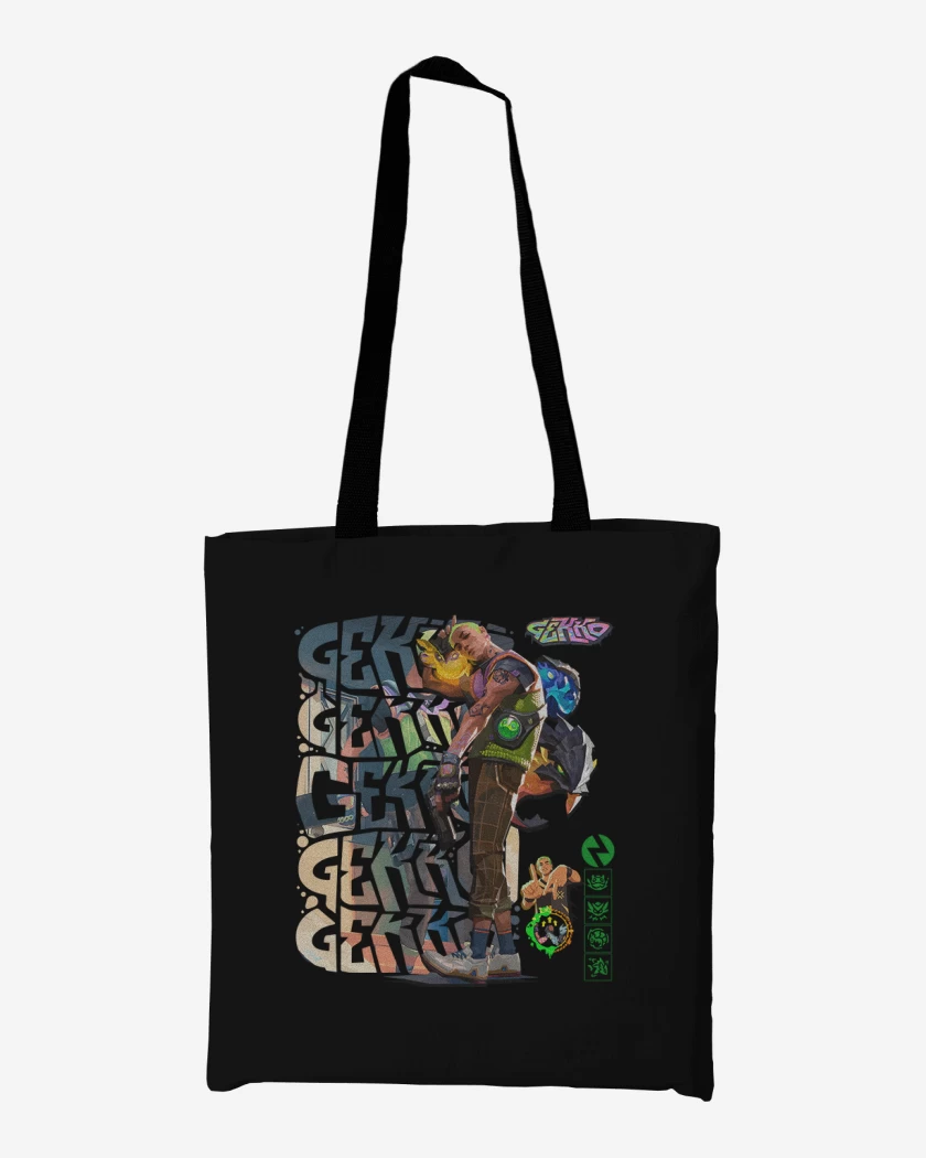 Totebag Negro de Gekko