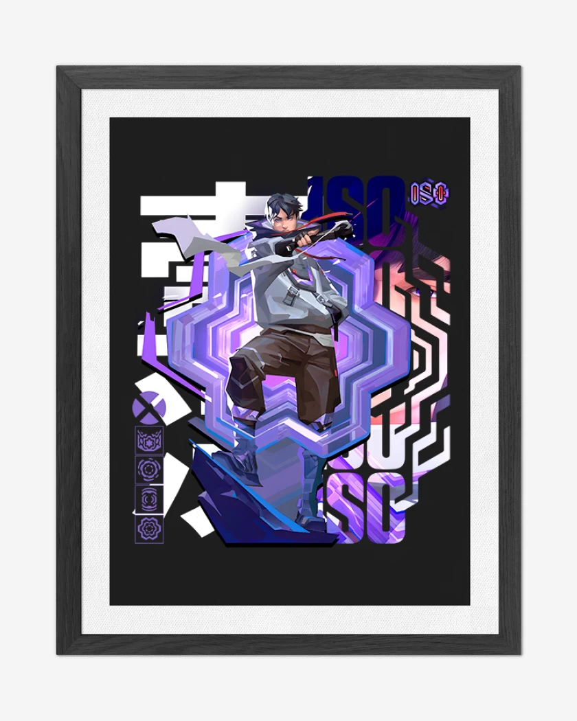 Cuadro decorativo Negro de Iso