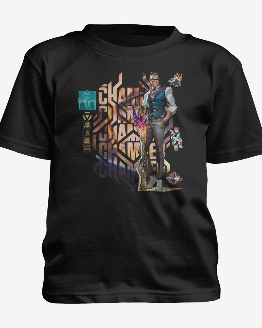 Polera de niño Negro de Chamber