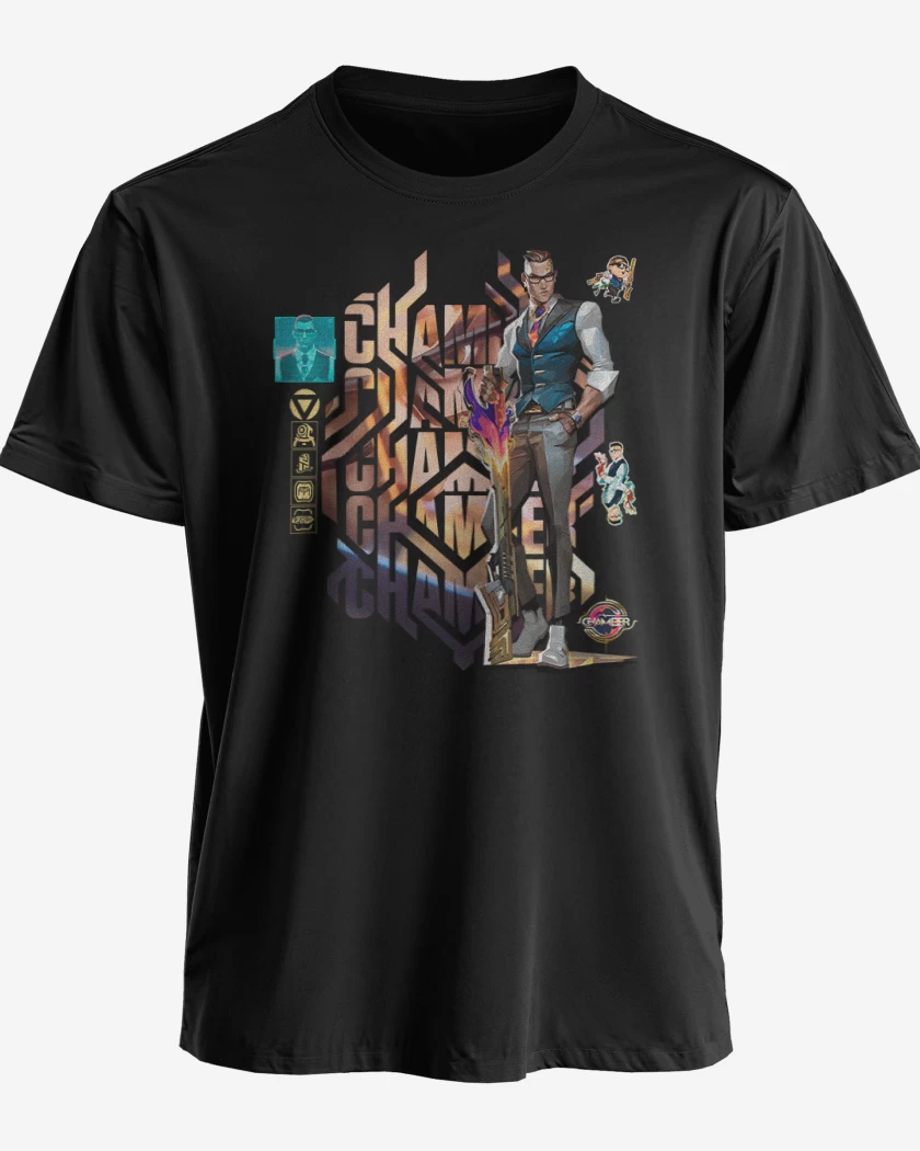 Polera premium Negro de Chamber