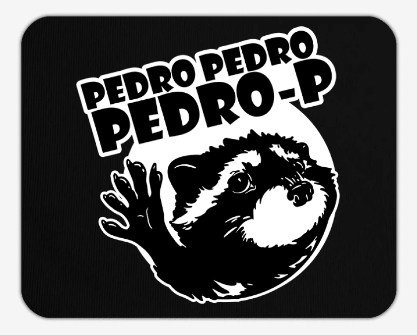 Mousepad mapache pedro v1