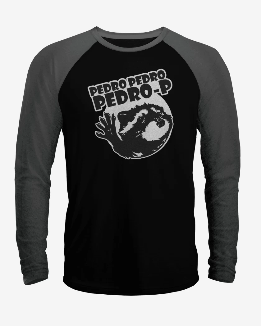 Polera Raglan mapache pedro v1