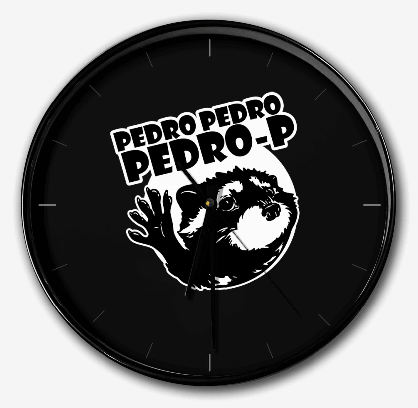 Reloj Negro de mapache pedro v1