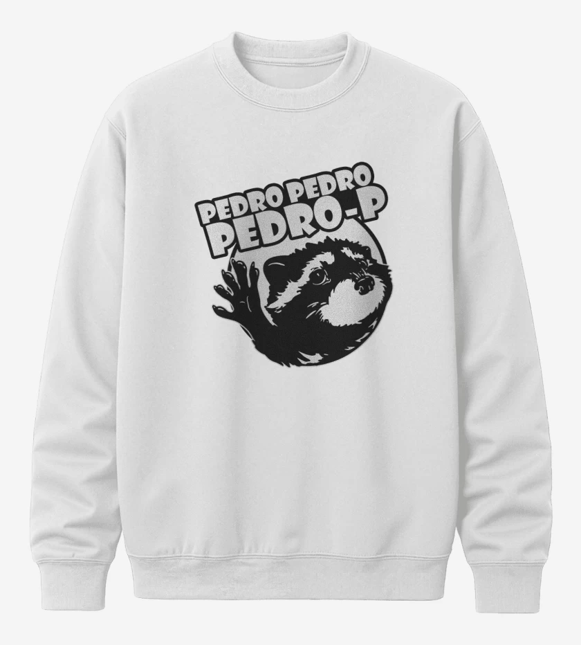 Poleron polo Blanco de Mapache Pedro v2