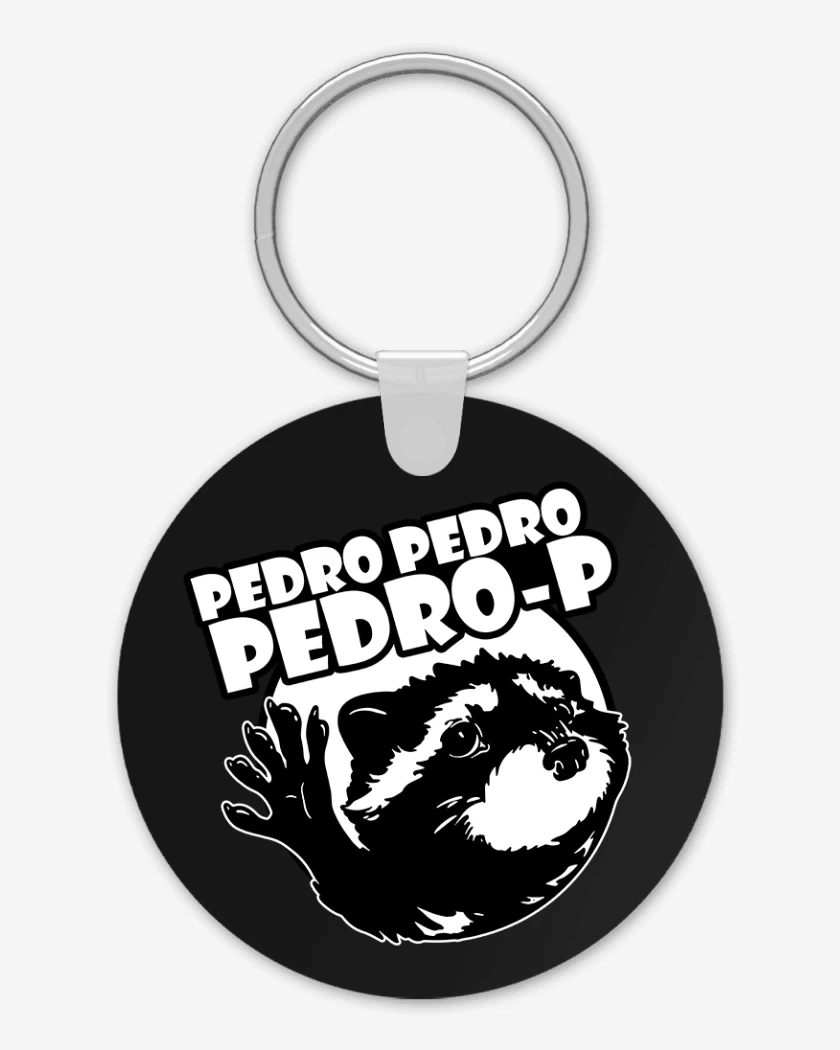 Llavero Mapache Pedro v2