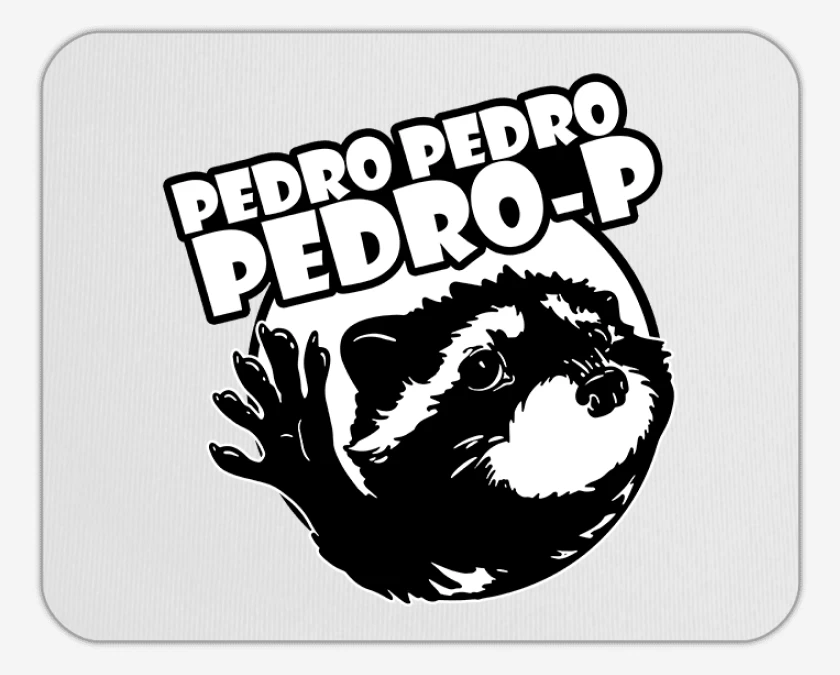 Mousepad Mapache Pedro v2