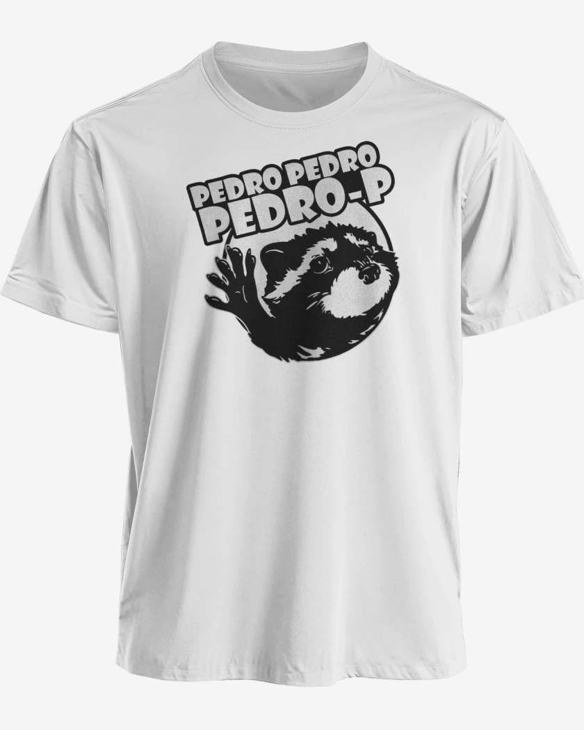 Polera premium Blanco de Mapache Pedro v2