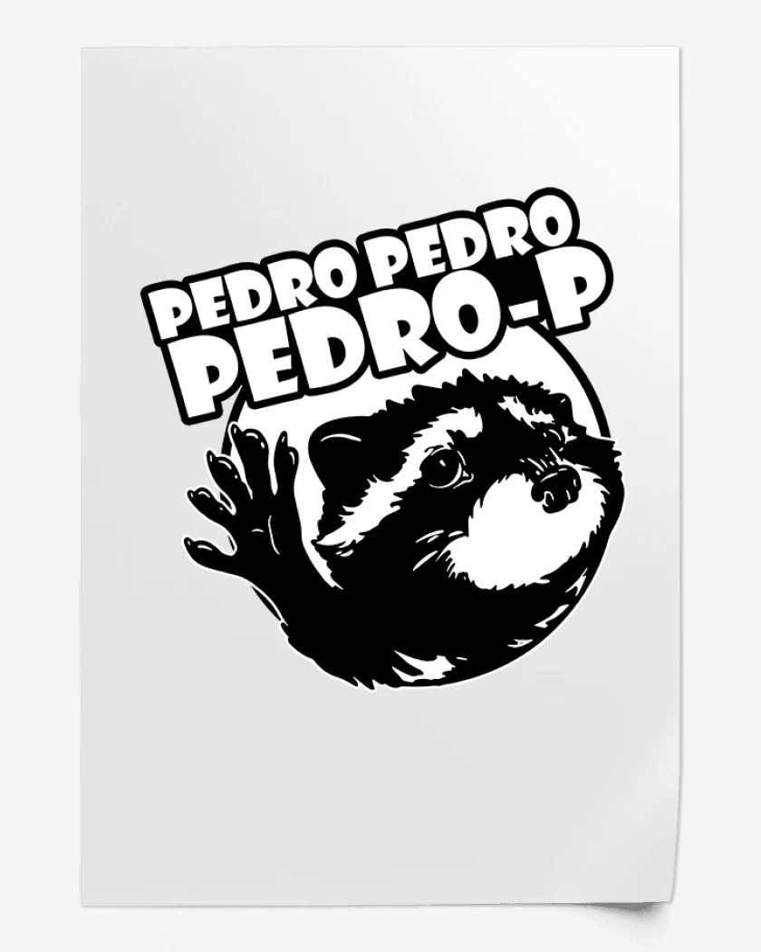 Print Mapache Pedro v2