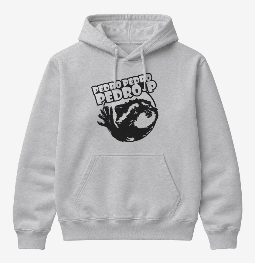 Poleron Canguro básico Gris Melange de Mapache Pedro v2