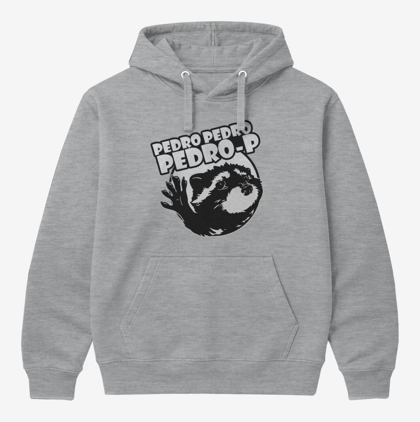Polerón Canguro Gris Melange de Mapache Pedro v2