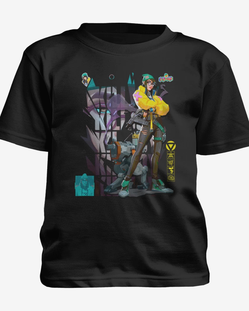 Polera de niño Negro de Killjoy