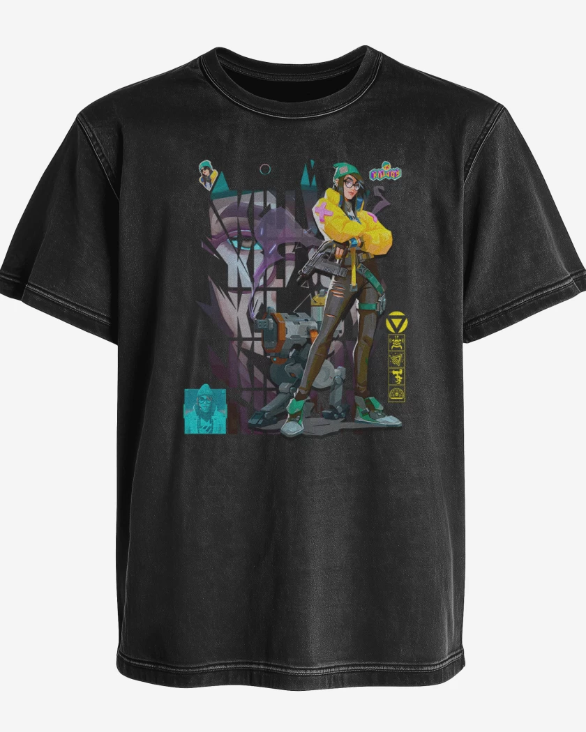 Polera desgastada Killjoy
