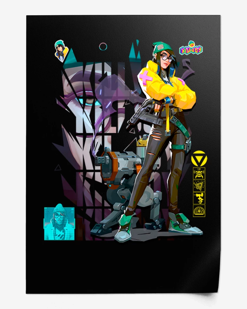 Print Negro de Killjoy