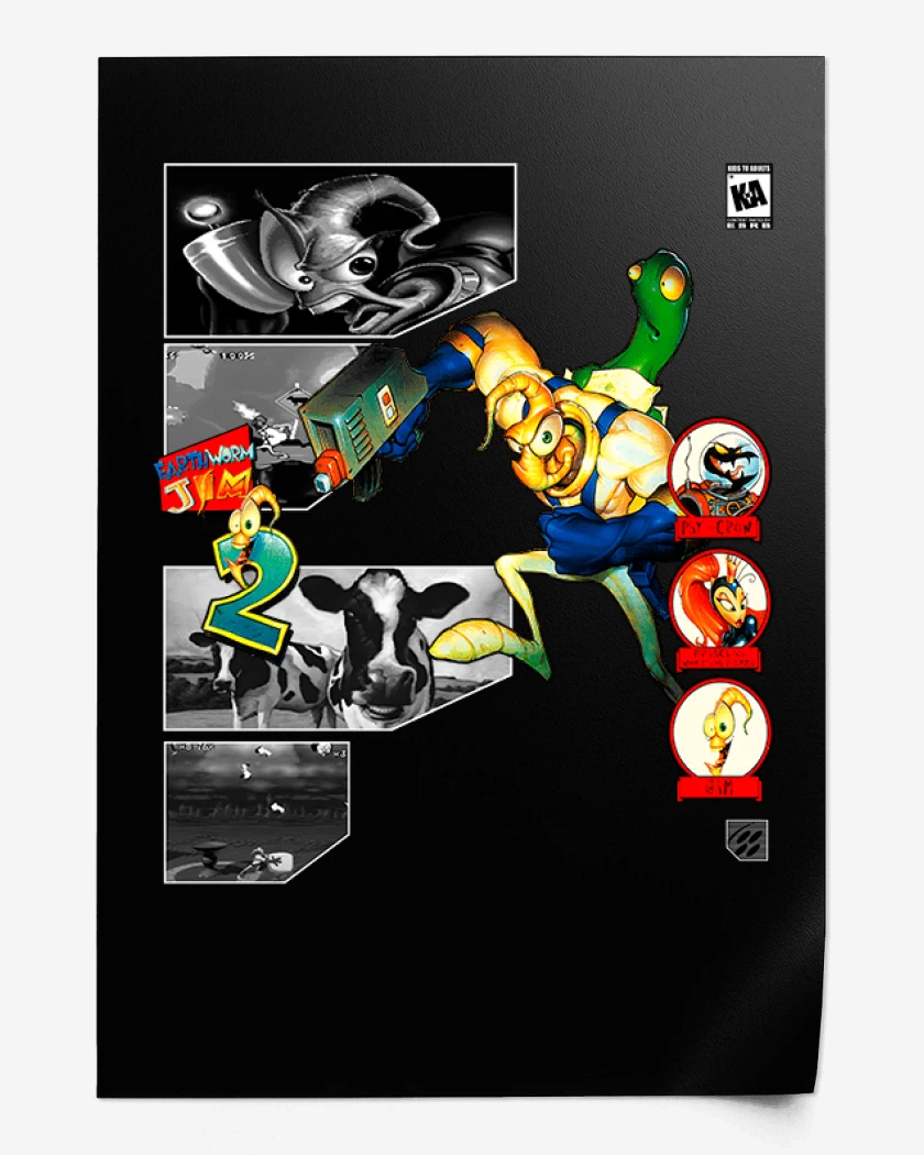 Print Earthworm jim 2