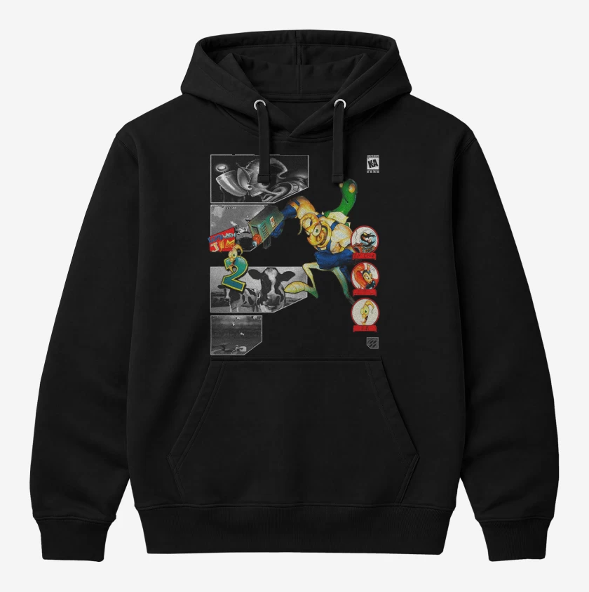 Polerón Canguro Negro de Earthworm jim 2