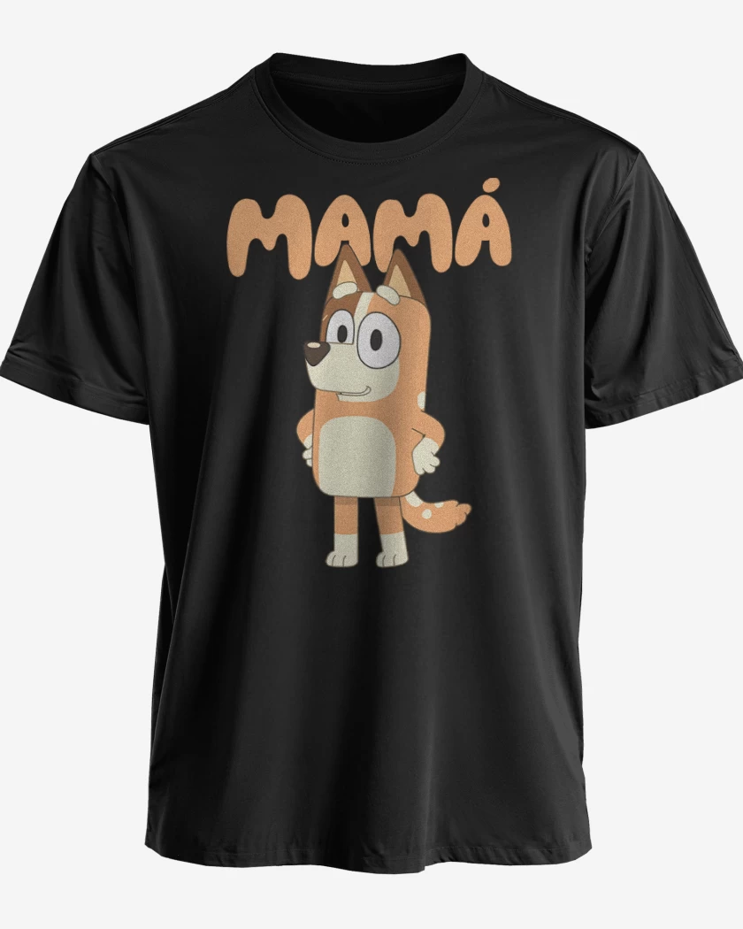 Polera premium Negro de Mamá