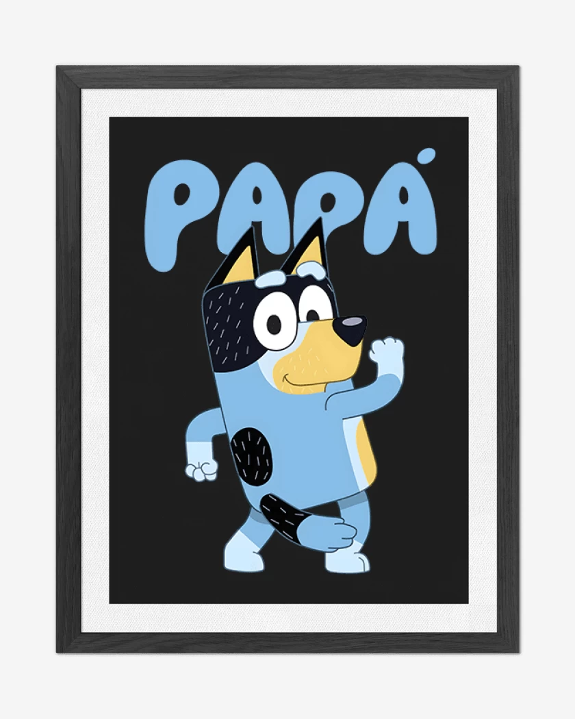 Cuadro decorativo Negro de Papá