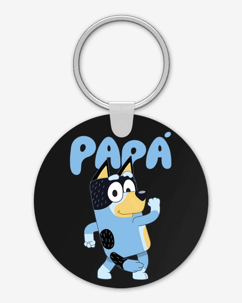 Llavero Negro de Papá