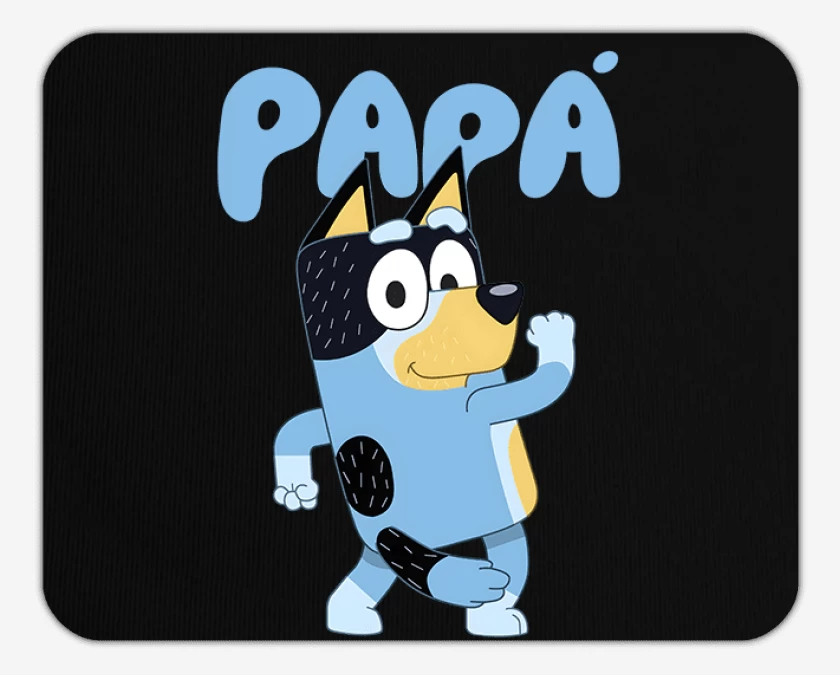 Mousepad Negro de Papá