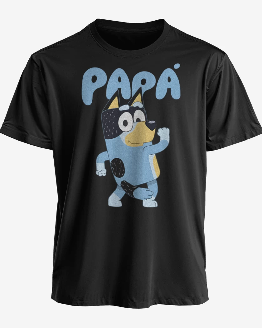 Polera premium Negro de Papá